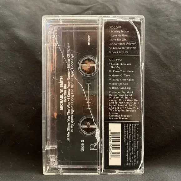 Michael W. Smith Live the Life (Cassette, 1998) Reunion Records Original Case - Picture 2 of 12